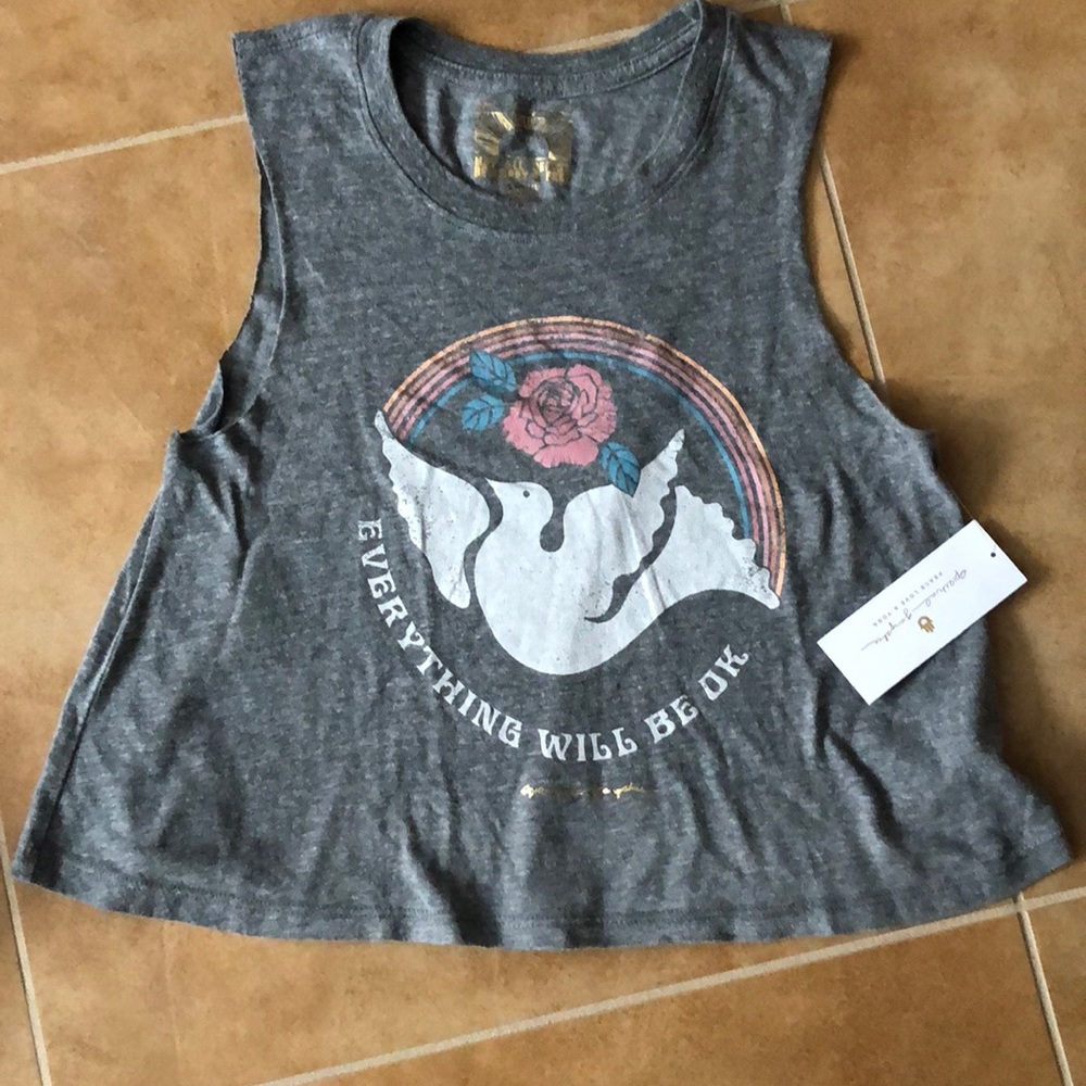 Spiritual gangster XS crop tank top